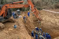 trabajos para restablecer el servicio de gas