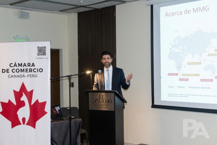 Claudio Cáceres, Minera Las Bambas