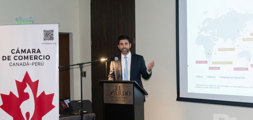 Claudio Cáceres, Minera Las Bambas