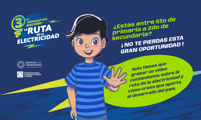 SNMPE lanza la tercera edición del concurso escolar “La Ruta de la Electricidad” 2026