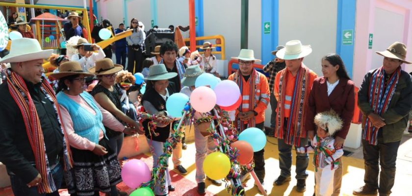 Las Bambas inaugura institución educativa en Haquira