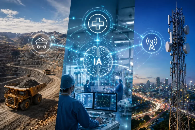 Minería, salud y telecomunicaciones integran la IA a sus operaciones
