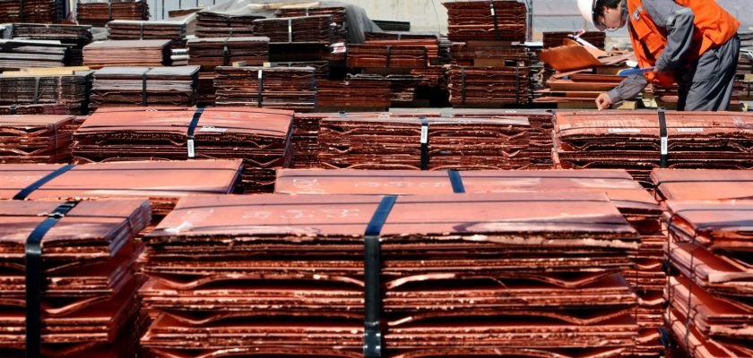 Producción de cobre