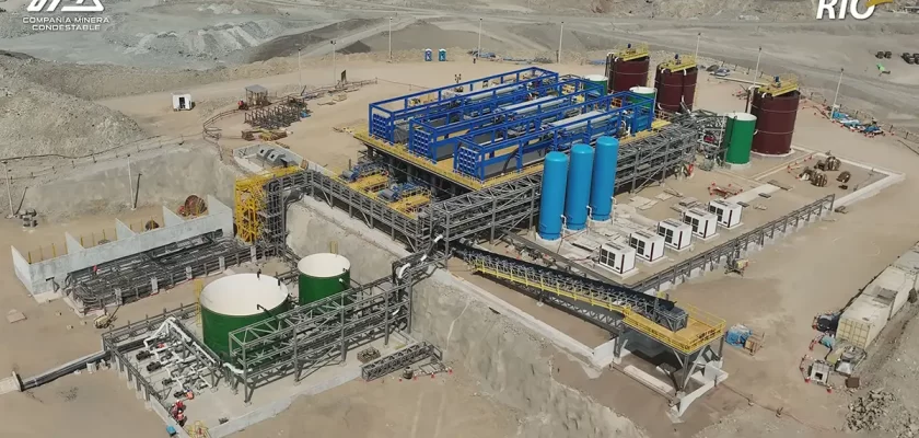Rio2 Limited planta de relaves secos en Condestable