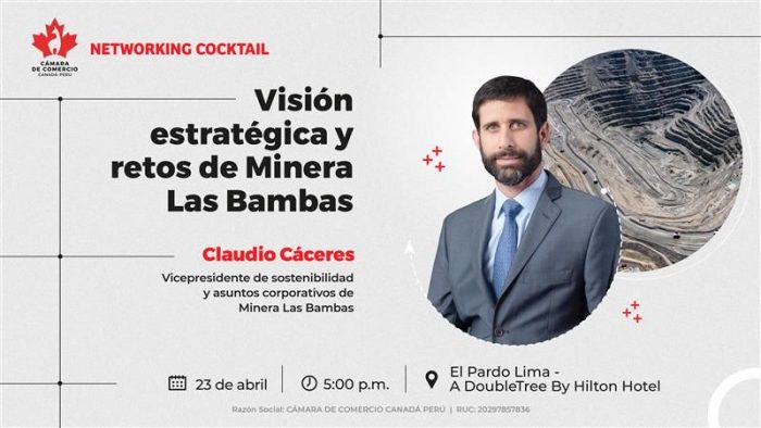 Networking Cocktail: Visión estratégica y retos de Minera Las Bambas