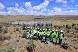 Estudiantes de Junín visitan proyecto de remediación ambiental en La Oroya