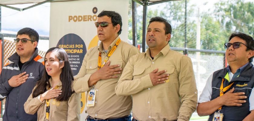 Minera Poderosa agua y alcantarillado
