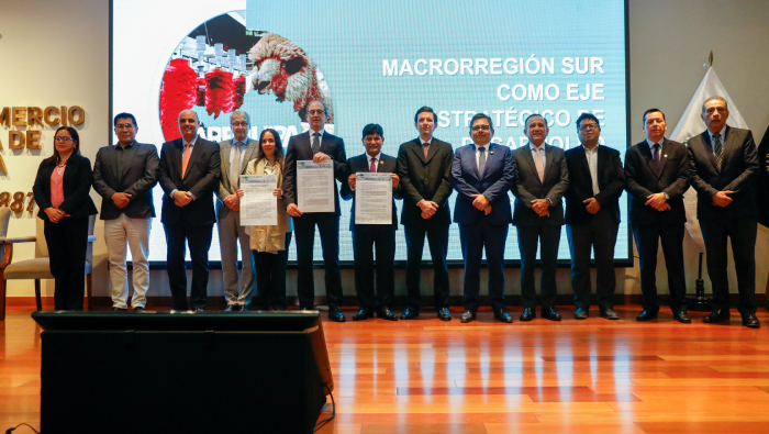 PROINVERSIÓN y gremios privados firman pacto para impulsar infraestructura estratégica y desarrollo productivo en Arequipa