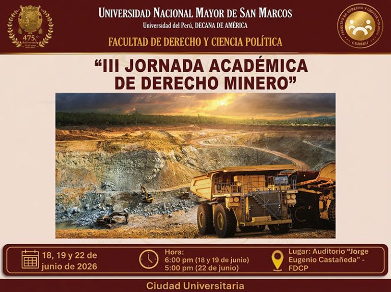 III JORNADA ACADÉMICA DE DERECHO MINERO