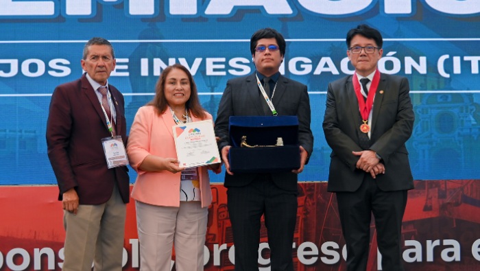 Investigación del Ingemmet obtiene primer lugar en innovación y tecnología y destaca entre los mejores trabajos de CONAMIN 2026