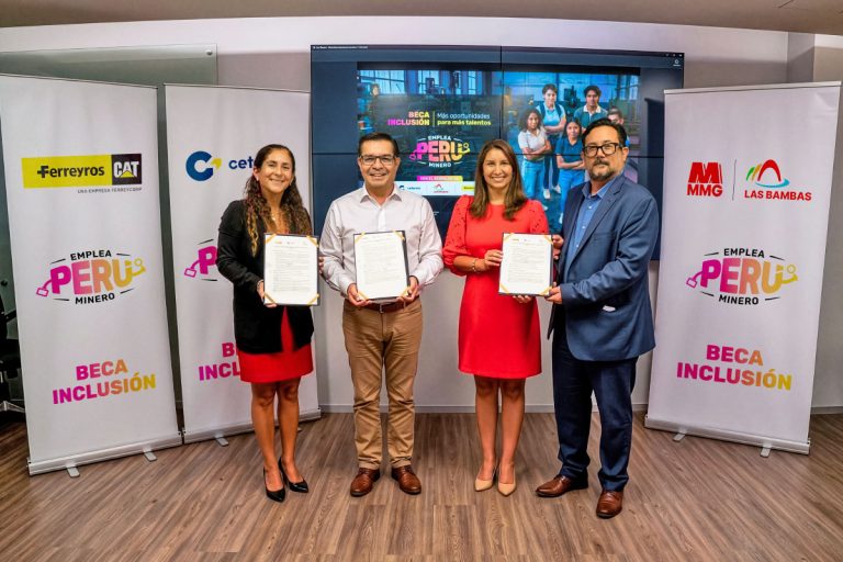 Las Bambas, Ferreyros y CETEMIN impulsan becas técnicas
