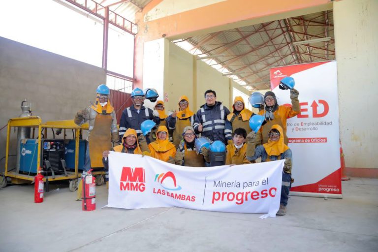 Las Bambas capacitación en soldadura