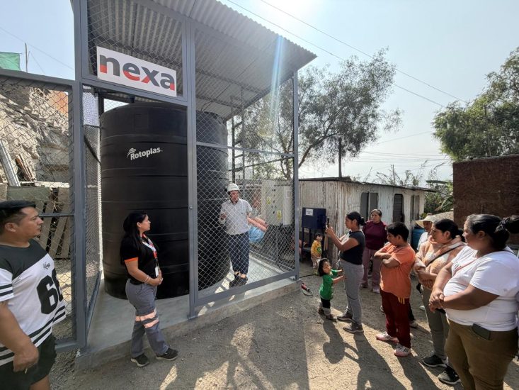 Nexa implementa reservorio de agua en Cajamarquilla