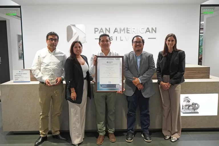 Pan American Silver Huarón recibe certificación I-REC