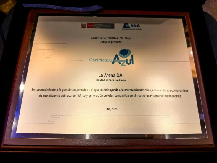 Certificado azul