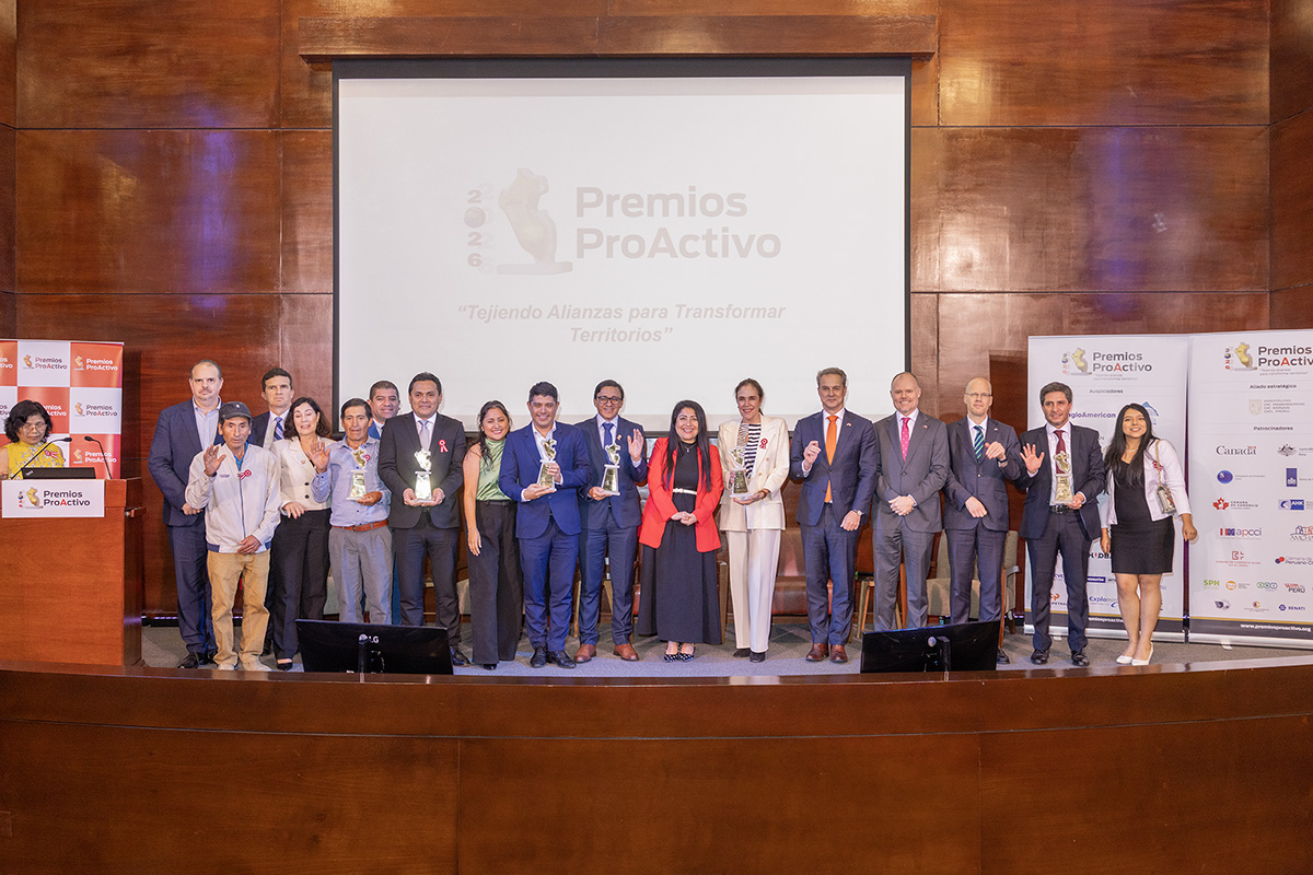 Premios ProActivo 2026 reconoce a los proyectos que transforman territorios en el país