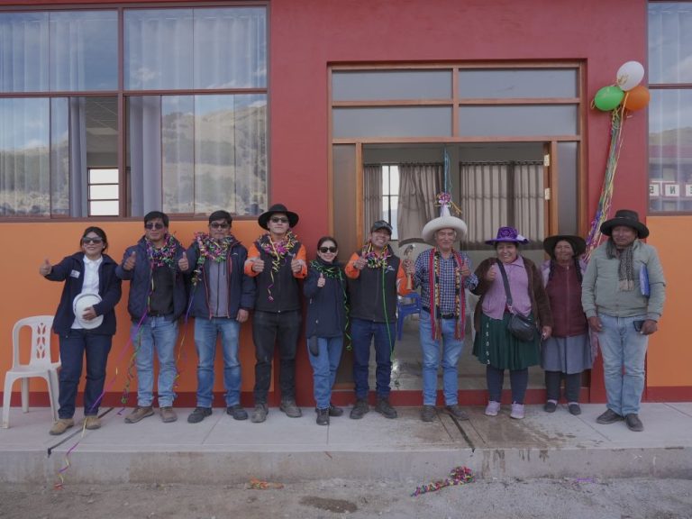 salón comunal en Chumbivilcas