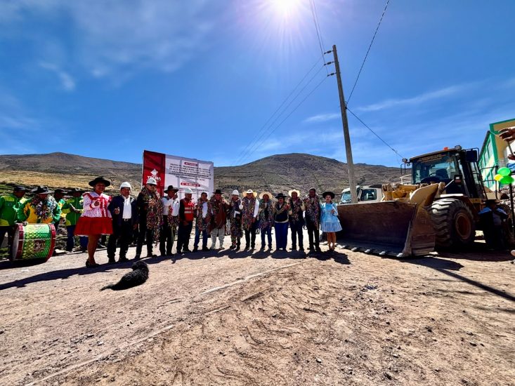 Tacna impulsa histórica obra de saneamiento en Candarave que beneficiará a cerca de 900 pobladores