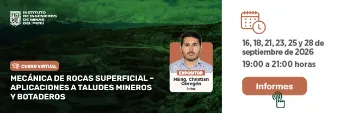 CURSO VIRTUAL Mecánica de Rocas Superficial