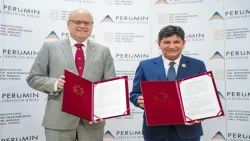 GORE Arequipa y el Instituto de Ingenieros de Minas del Perú fortalecen alianza para la realización de PERUMIN en Cerro Juli