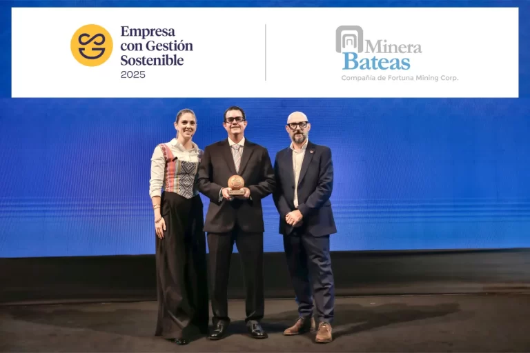 Minera Bateas, Empresa con Gestión Sostenible