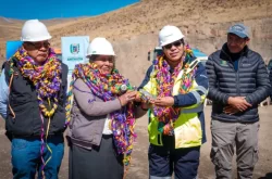 Minsur y Municipalidad de Antauta avanzan con asfaltado de carretera para mejorar conectividad en Puno
