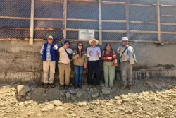 Poderosa culmina primera etapa de reforzamiento de defensa ribereña del río Tingo en Vijus