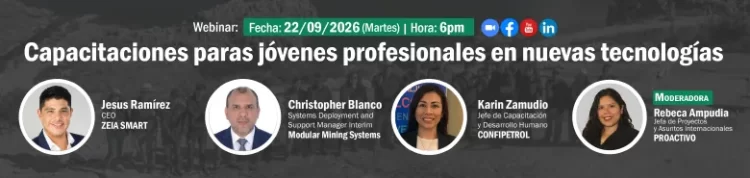 Webinar: Capacitaciones paras jóvenes profesionales en nuevas tecnologías