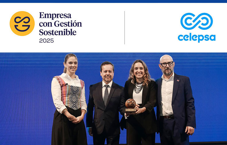 Celepsa recibe por otro año consecutivo el distintivo Empresa con Gestión Sostenible y alcanza la categoría Mérito