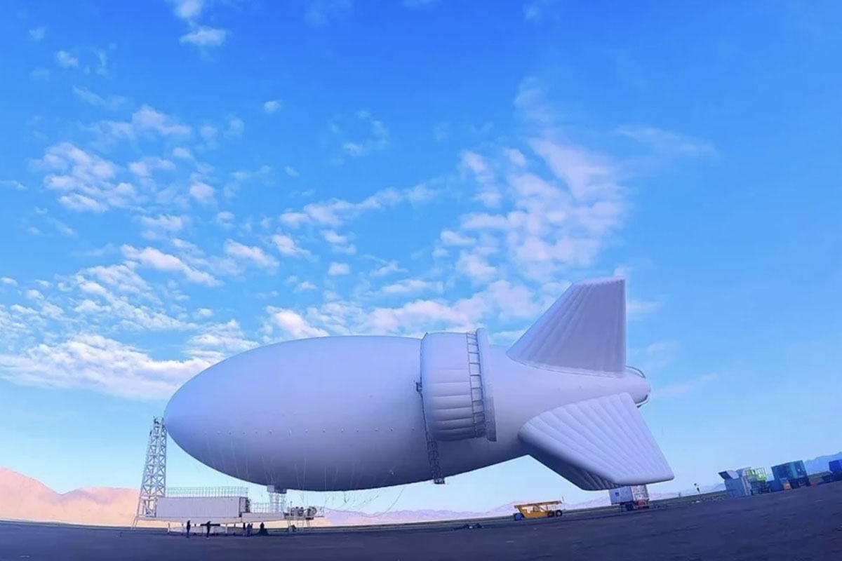 China prueba dirigible que genera energía eólica a 4,000 metros