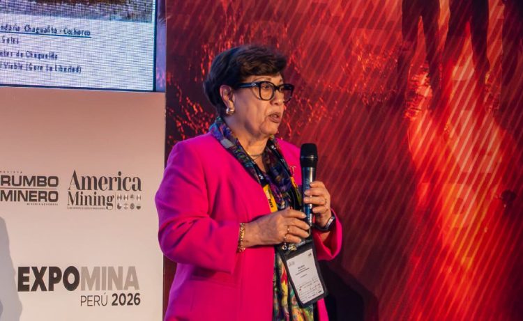 Eva Arias en Expomina Perú 2026