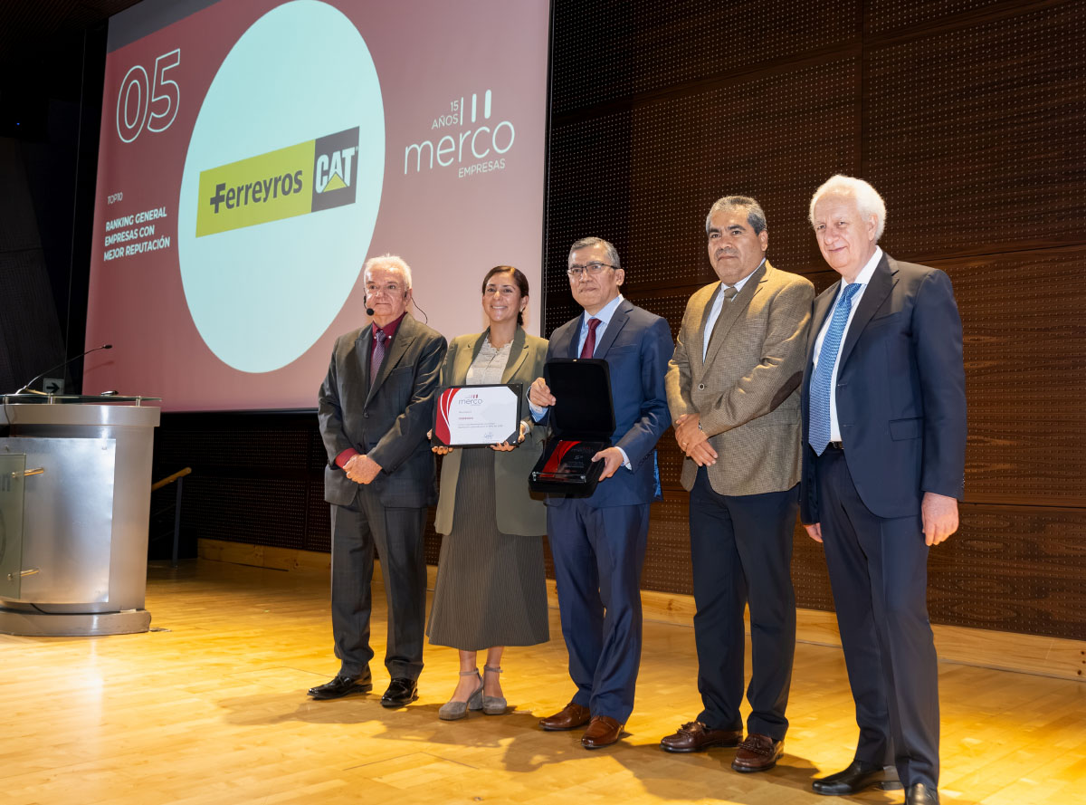 Ferreyros, quinta empresa con mejor reputación del Perú: 15 años de Merco Empresas