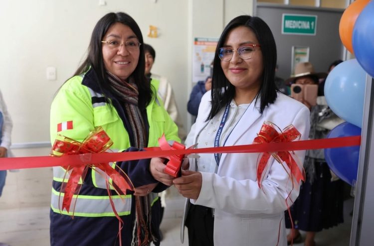 Minsur renueva la Sala de Crecimiento y Desarrollo del Centro de Salud de Antauta