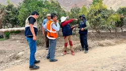 Municipalidad Provincial de Huarmey e INGEMMET evalúan zonas vulnerables ante peligros naturales