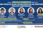 Webinar: Cómo poner en valor los recursos de los territorios para sus comunidades