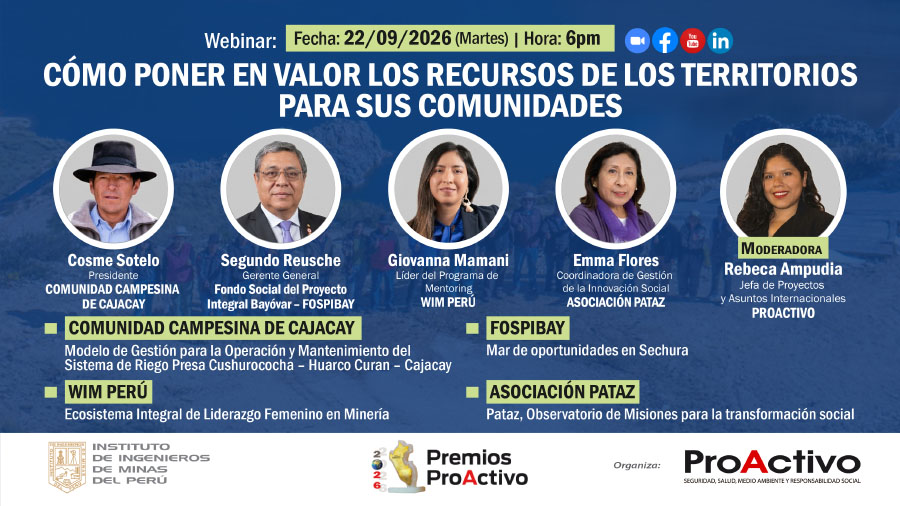 Webinar: Cómo poner en valor los recursos de los territorios para sus comunidades
