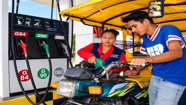MINEM amplía hasta el 31 de octubre el uso y comercialización de gasolina de 84 octanos en Loreto para contribuir con el abastecimiento