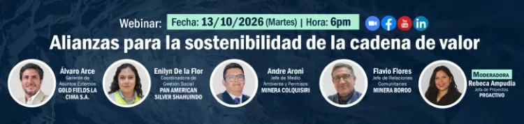 Webinar: Alianzas para la sostenibilidad de la cadena de valor
