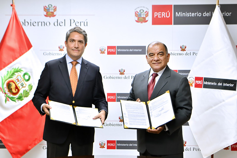 Mininter y Anglo American Quellaveco suscriben convenio para fortalecer la capacidad operativa de la PNP en Moquegua