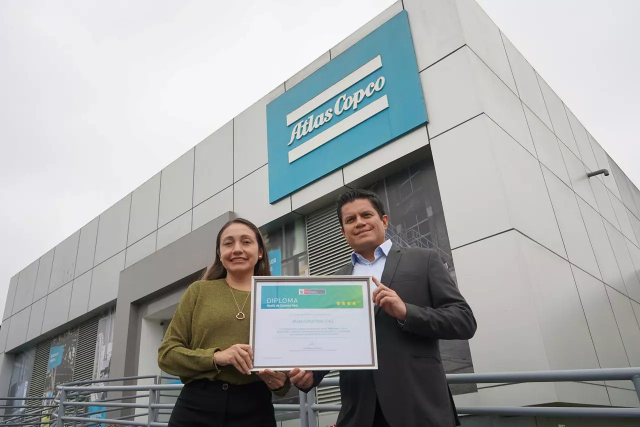 Atlas Copco obtiene la Cuarta Estrella de Huella de Carbono Perú