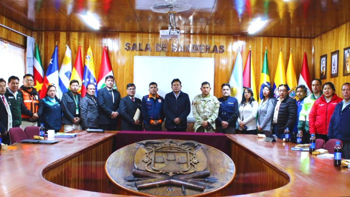 Órganos desconcentrados del INGEMMET en Puno y Cusco fortalecen la gestión del riesgo de desastres tras participar en reuniones de Defensa Civil