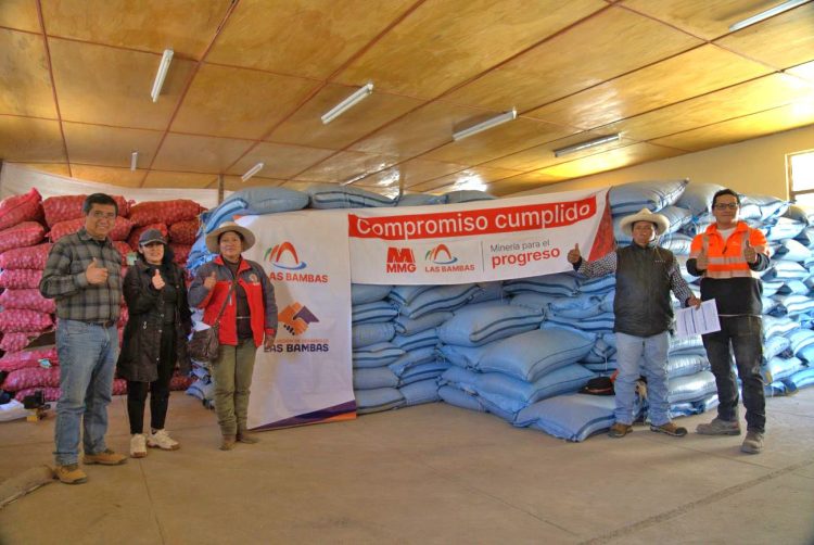 Las Bambas entrega semillas certificadas