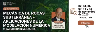 Mecánica de Rocas Subterránea - Aplicaciones de la Modelación Numérica