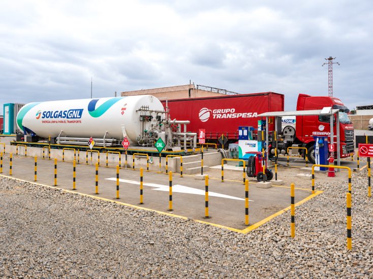 Solgas y Grupo Transpesa inauguran estación Home Base de GNL