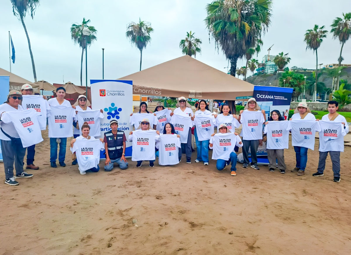 PERUPETRO impulsa la limpieza de playas en Tumbes y Lima