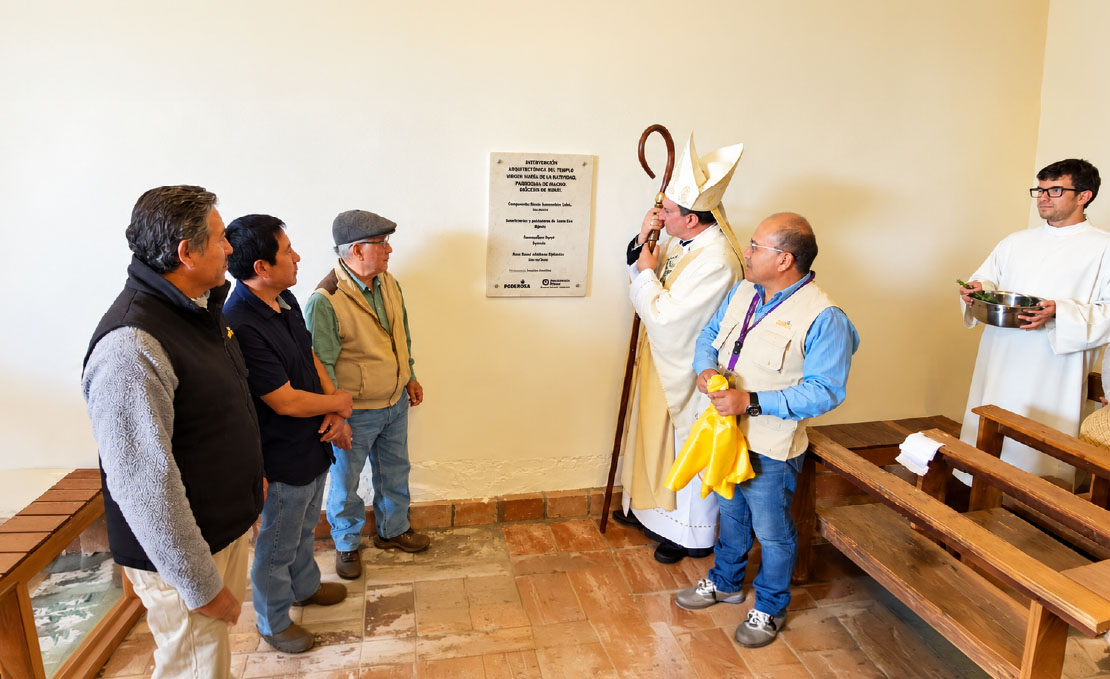 Poderosa invierte S/ 591,000 en restaurar la histórica Iglesia de Quiches