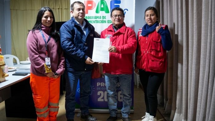 Pasco: Programa de Alimentación Escolar y Volcan Compañía Minera se unen para mejorar la alimentación escolar