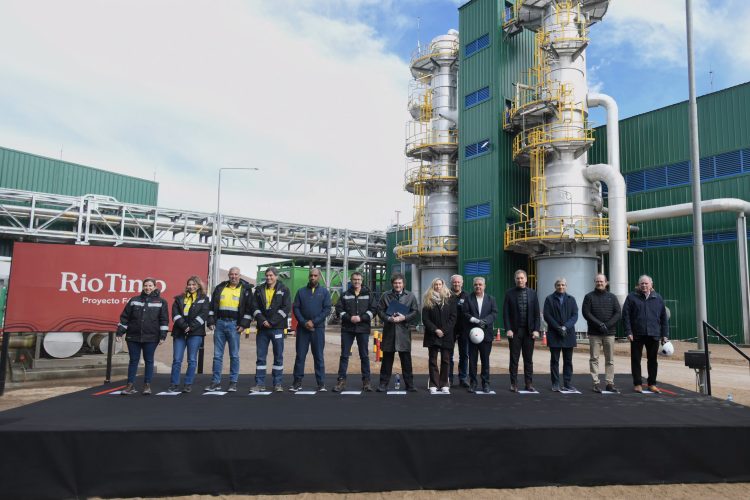 Rio Tinto inaugura proyectos de litio en Argentina