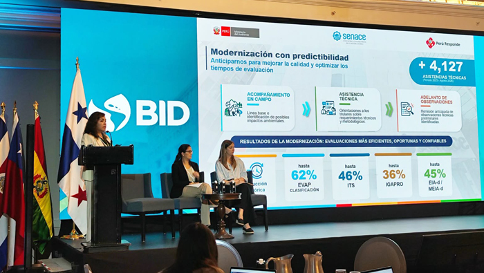 Senace expone en Panamá avances en modernización y transformación digital ambiental