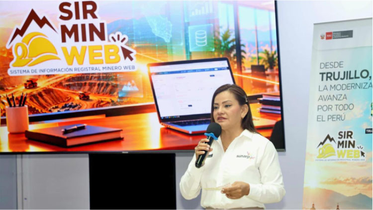 Sunarp lanza SIR Minero Web 2.0 para modernizar el Registro de Derechos Mineros